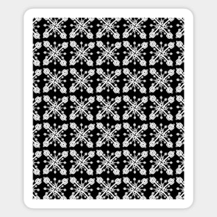 Key Pattern Black & White Sticker